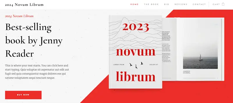 Portfolio website templates 9 New book portfolio template