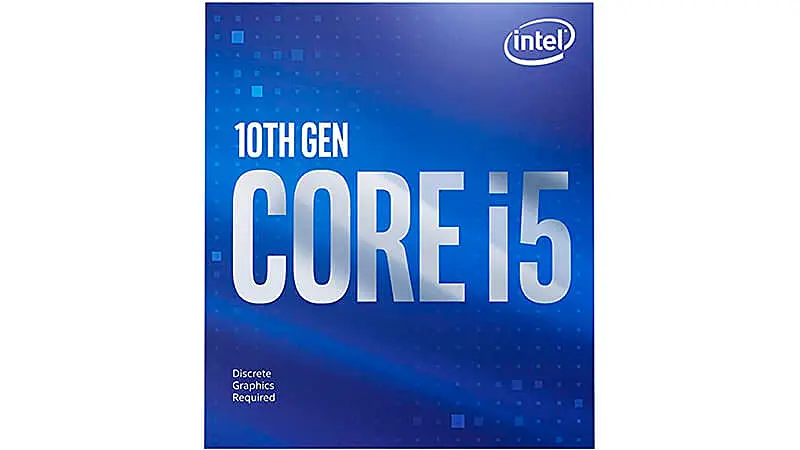 imagem da caixa do processador Intel Core i5 10400F