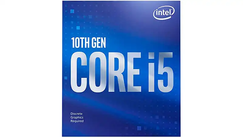 imagem da caixa do processador Intel Core i5 10400F