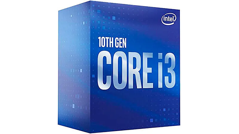 imagem da caixa do processador Intel Core i3 10100F