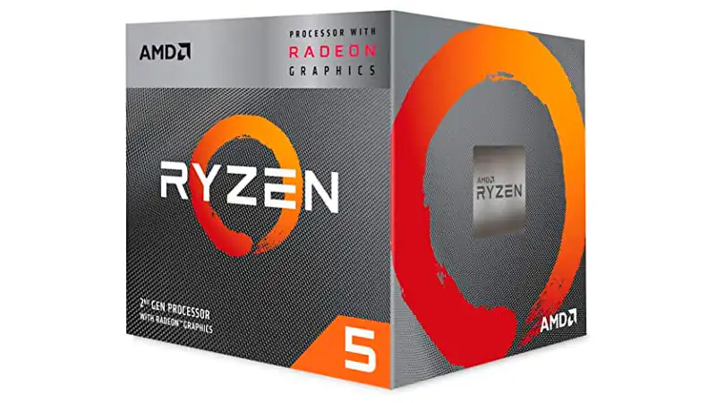 imagem da caixa do processador AMD Ryzen 5 3400G