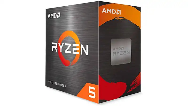 imagem da caixa do processador AMD Ryzen 5 5600X