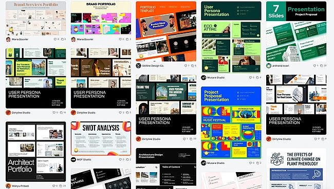 Escolha o modelo para apresentar o seu plano de ação