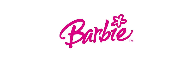 Psicologia das cores no logo rosa da Barbie