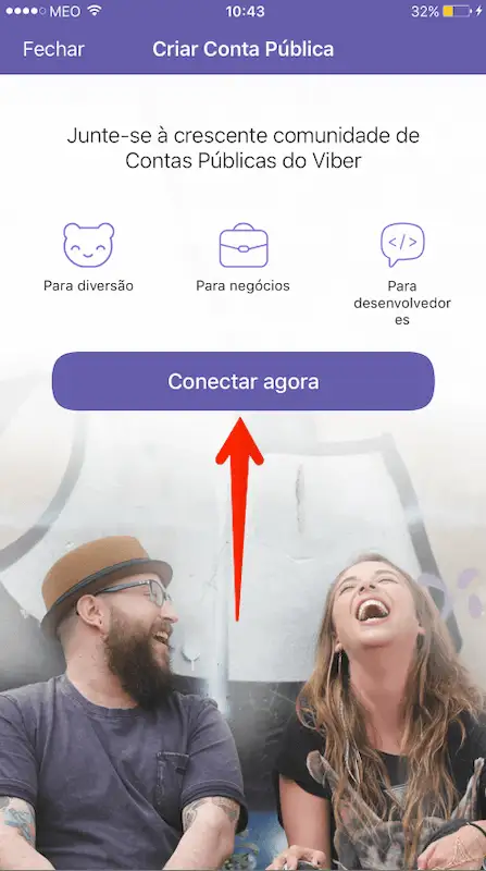 Create public account page