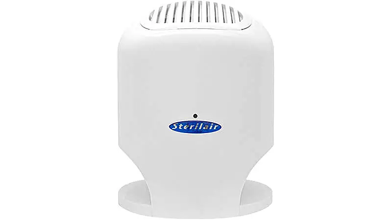 foto do purificador de ar branco da Sterilair