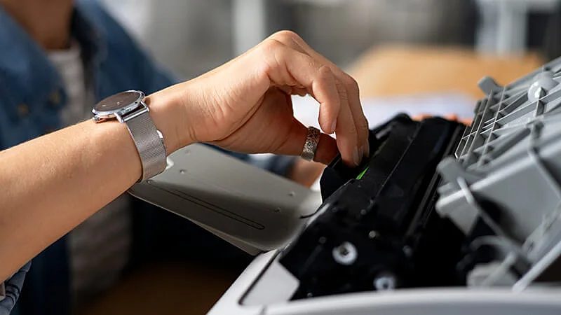 mecanismo de uma impressora laser