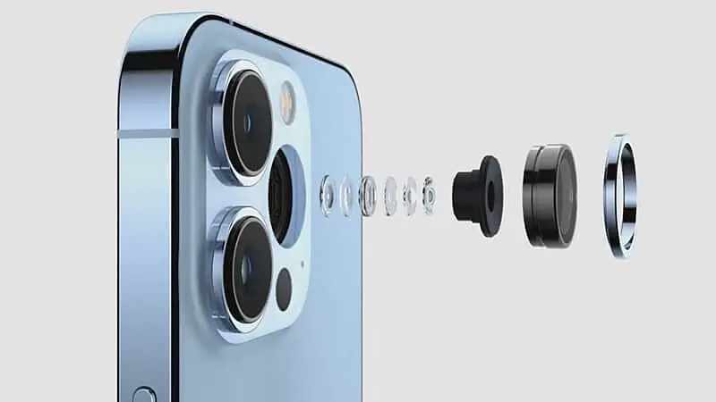 detalhamento das câmeras do iphone