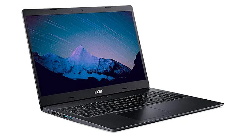 imagem de um notebook Acer A315 na cor preta