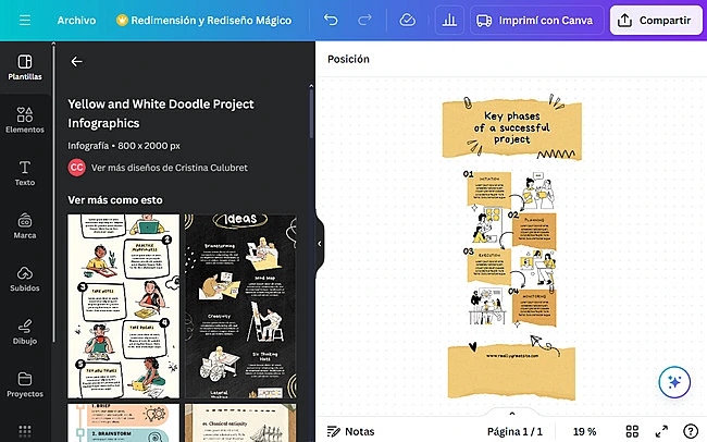 ¿Cómo hacer una infografía en canva?
