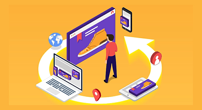 Ilustración de cómo funciona el Remarketing