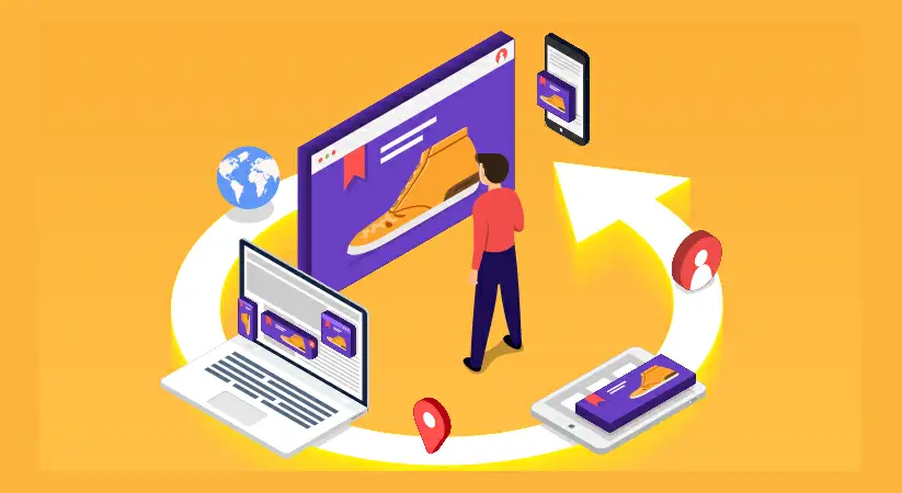 Ilustración de cómo funciona el Remarketing