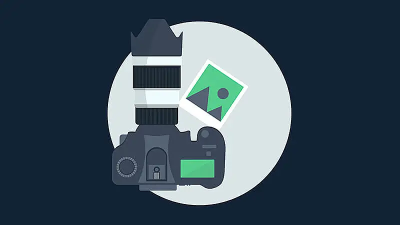 Camera, filme, gravador, fone e rolo de filme