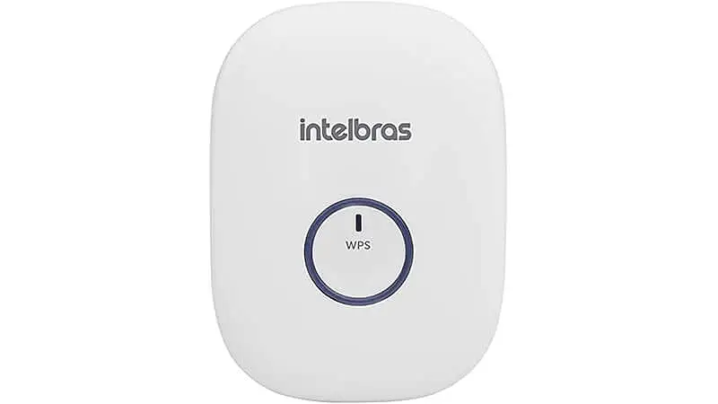 imagem de um repetidor de sinal wi-fi IWE na cor branca