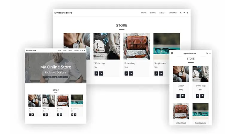 Crear tienda online en SITE123