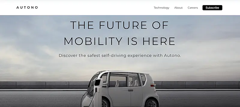 AI company template for desktop