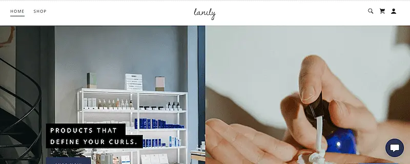 Lanily template for desktop