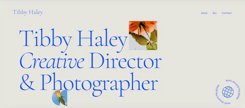 Responsive website templates 3 Creative Director template for desktop