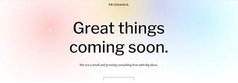 Prismania template for desktop