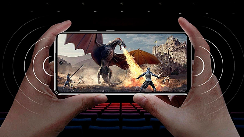 foto com jogo sendo executado na tela do A72