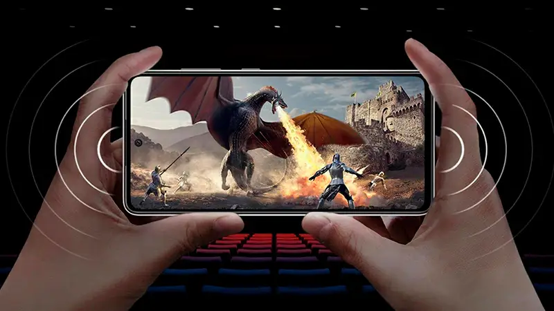 foto com jogo sendo executado na tela do A72