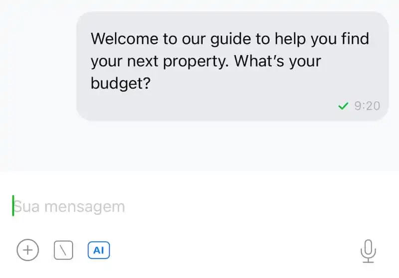 Chat message