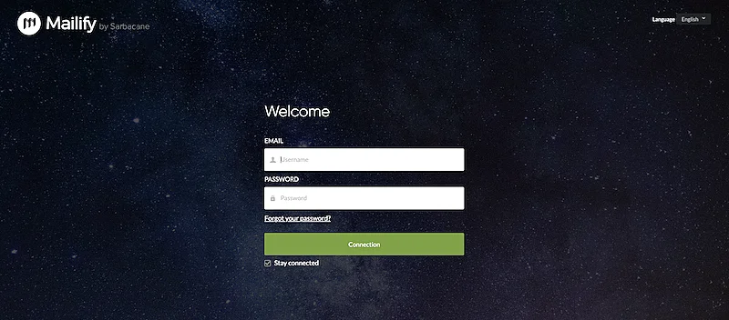 Mailify home page