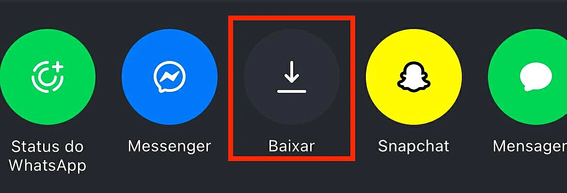 Captura de tela do Instagram