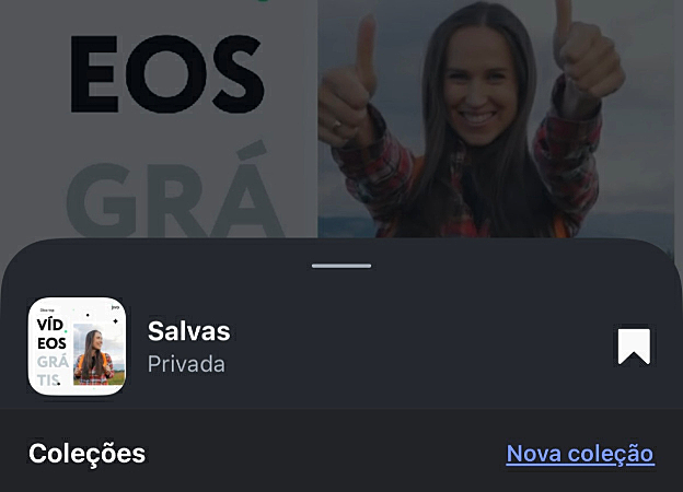 Captura de tela do Instagram