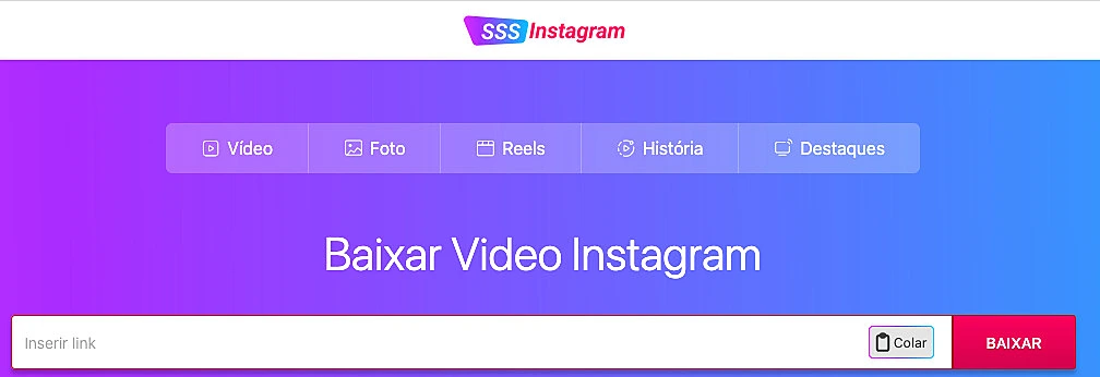 Captura de tela do Instagram