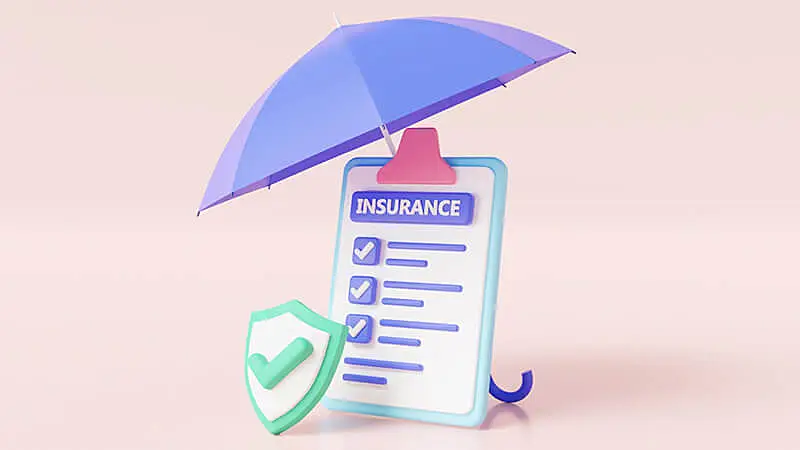 Imagem de um homem com uma prancheta e vários oks em ícones