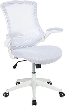 Silla Flash Furniture Mesh color blanco