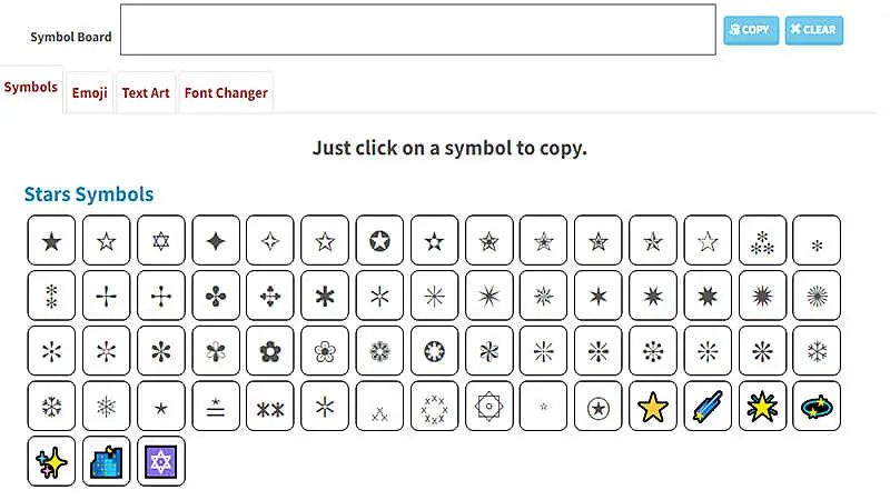 Site de Símbolo Instagram Cool Symbol