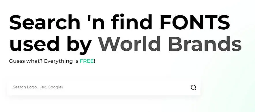 Tela de busca do FontinLogo