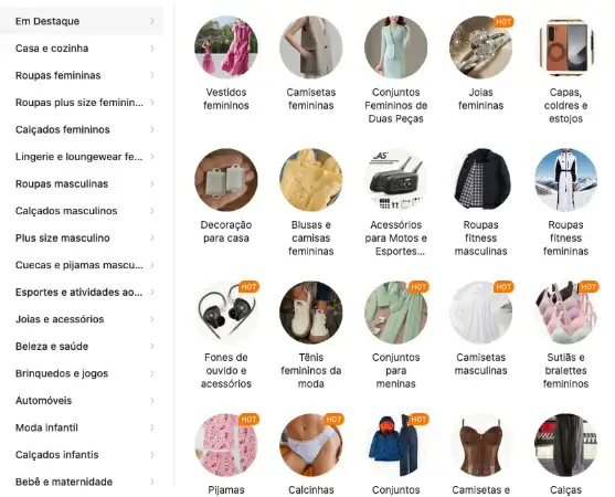 Site Temu é confiável captura de tela do site da Temu