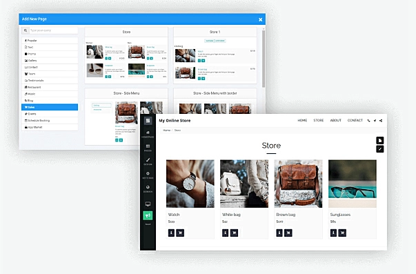 Criar loja virtual no SITE123