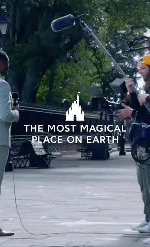 In the image it's written "The most magical place on earth".