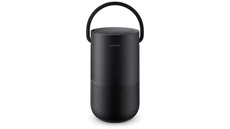 imagem de um smart speaker Bose na cor preta