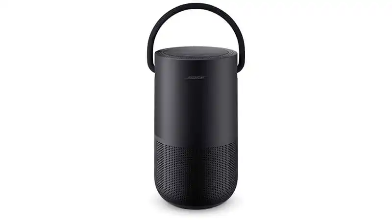 imagem de um smart speaker Bose na cor preta