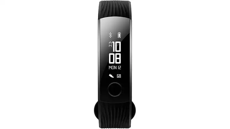 imagem de uma Huawei Honor Band 3 na cor preta