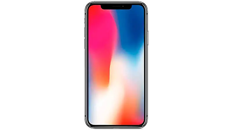 imagem de um iPhone X na cor grafite