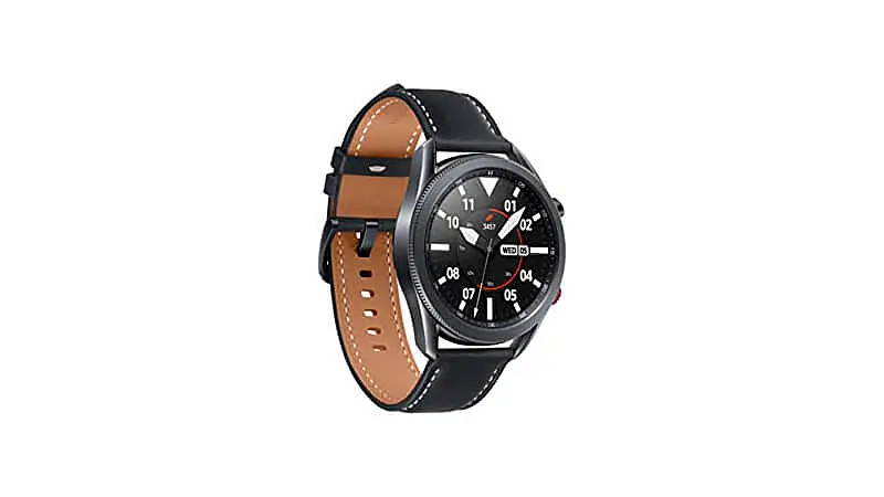 imagem de um smartwatch Galaxy Watch 3 na cor preta