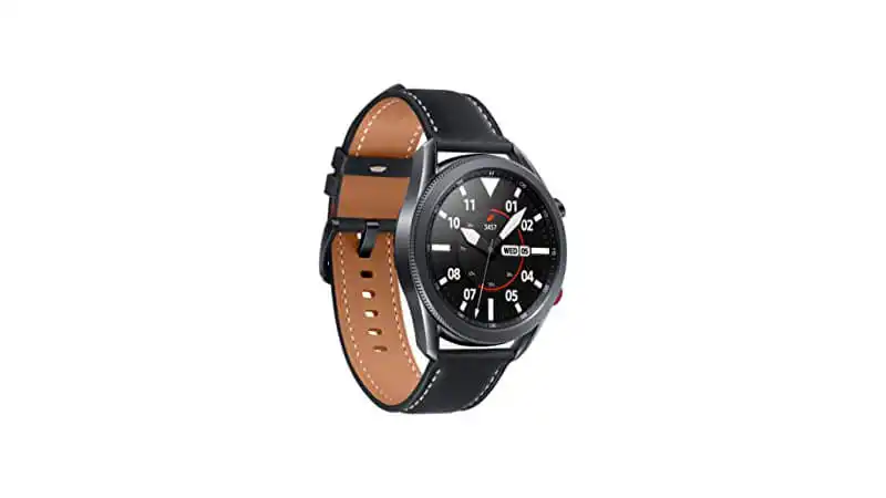 imagem de um smartwatch Galaxy Watch 3 na cor preta