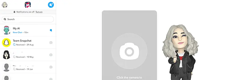 Snapchat chat