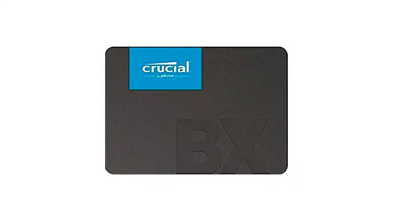 imagem de um ssd de 120GB da Crucial