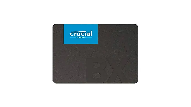 imagem de um ssd de 240GB BX500 da Crucial