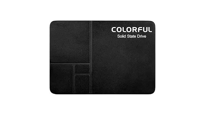 SSD para Notebook Colorful imagem de um ssd para notebook Colorful na cor preta