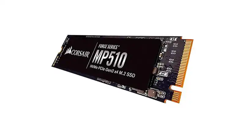 SSD para Notebook Corsair imagem de um ssd para notebook no padrão M.2 da Corsair