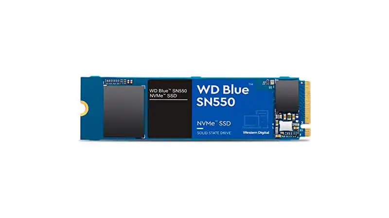 SSD para Notebook WD Blue imagem de um ssd para notebook no padrão M.2 da WD Blue