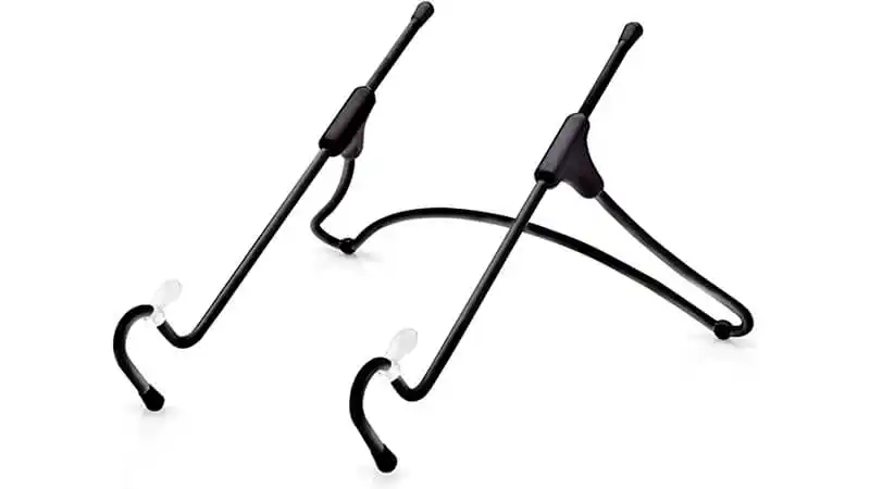 Suporte para Notebook OCTOO imagem de um suporte para notebook na cor preta da OCTOO